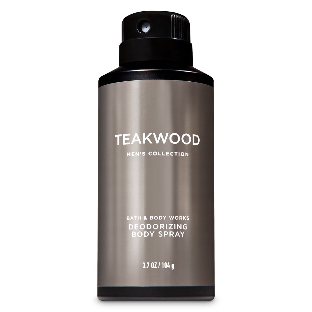 Teakwood - Xịt khử mùi/xịt thơm toàn thân Body Mist Bath and Body Works _ Dành cho Nam - Dòng Nam