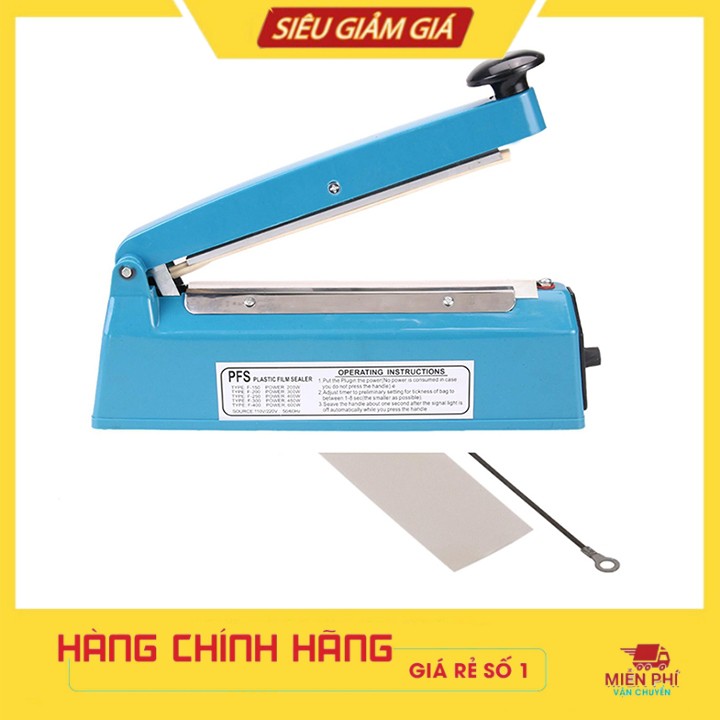 Máy hàn miệng túi 200mm - tặng 1 dây nhiệt