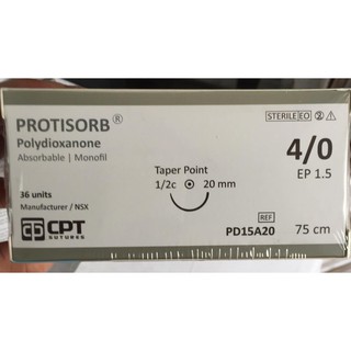 Chỉ má núm tự tiêu protisorb 4/0