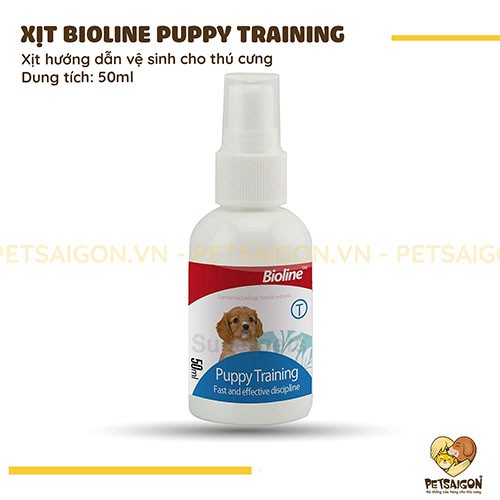 XỊT HƯỚNG DẪN ĐI VỆ SINH BIOLINE CHO CHÓ