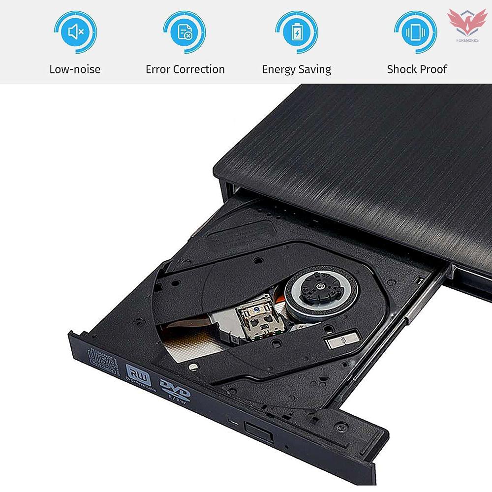 Ổ Đĩa Quang Fir Usb 3.0 Type-C Siêu Mỏng Cho Windows / Mac Os | BigBuy360 - bigbuy360.vn