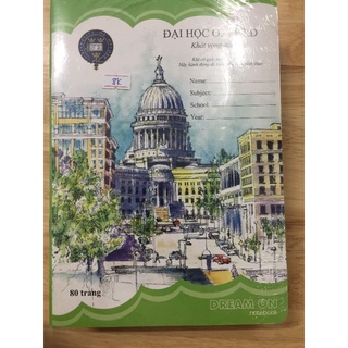 Vở thếp 80 trang loại đẹp dành cho học sinh, sinh viên
