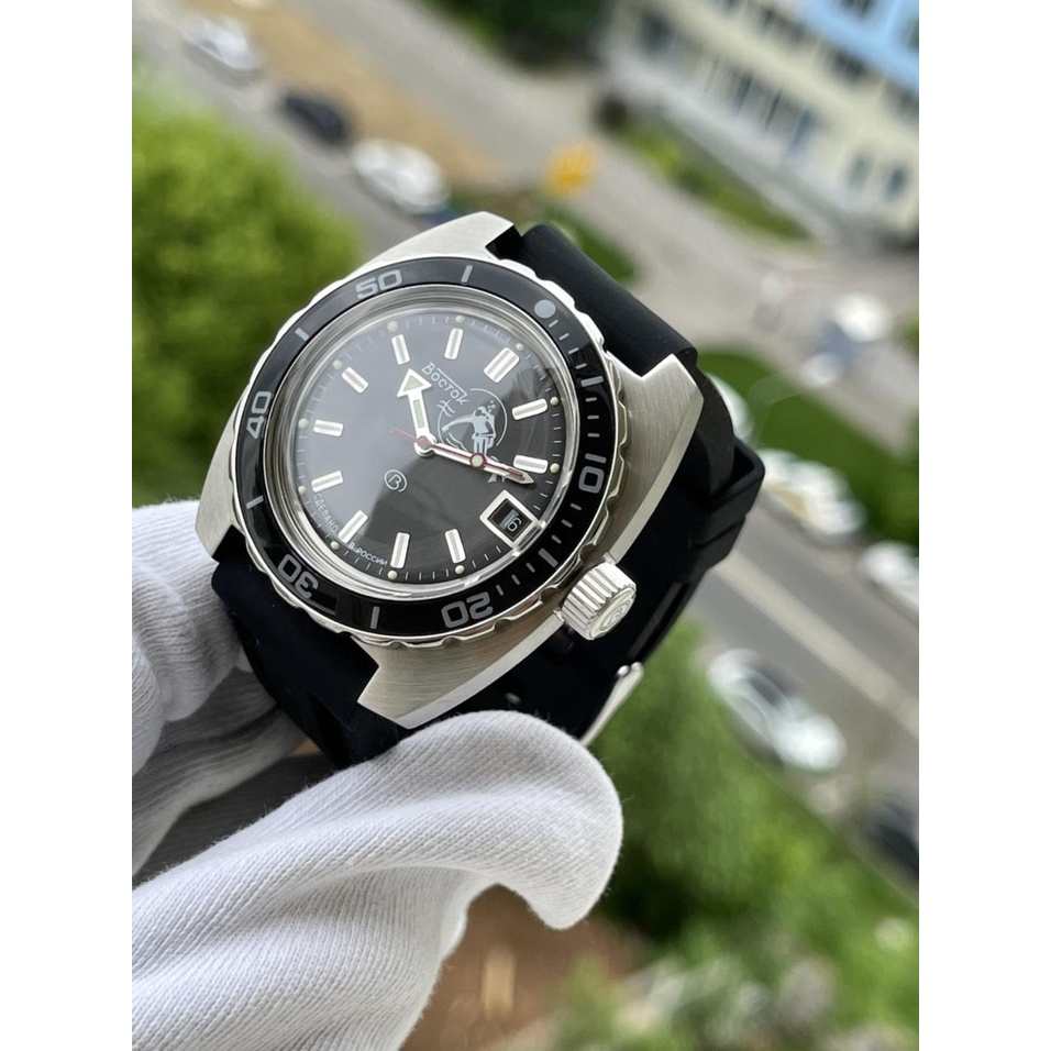 Đồng hồ Nga Vostok Amphibia 170600. Đồng hồ nam Vostok máy cơ tự động Automatic, size mặt 42, chống nước tốt 20 ATM