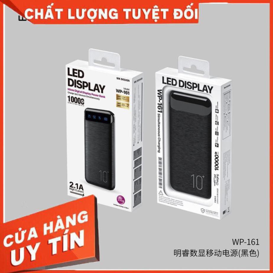 Sạc dự phòng⚡️CHÍNH HÃNG⚡️WK WP-161 10000mAh chính hãng