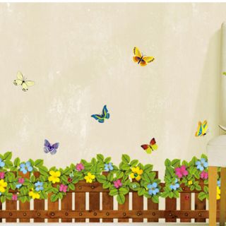 Combo giấy dán tường hàng rào