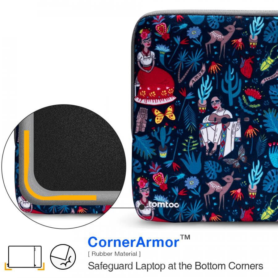TÚI CHỐNG SỐC TOMTOC A13 (USA) 360° PROTECTIVE FOR LAPTOP, SURFACE, MACBOOK PRO 13.3' DAZZLING BLUE A13