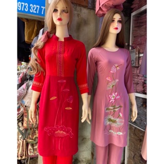 Đồ Lam Đi Chùa # Cách Tân