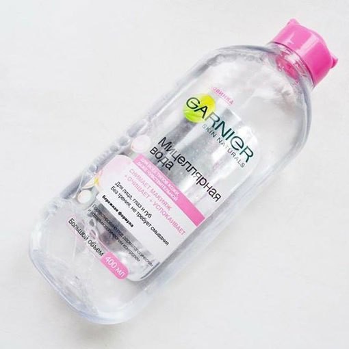 Nước tẩy trang Garnier Micellar 400ml (hồng)