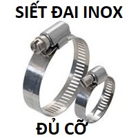 Đai xiết ống các cỡ inox từ 127mm - 311mm - siết quai nhê cổ dê (chọn đúng cỡ khi đặt hàng)