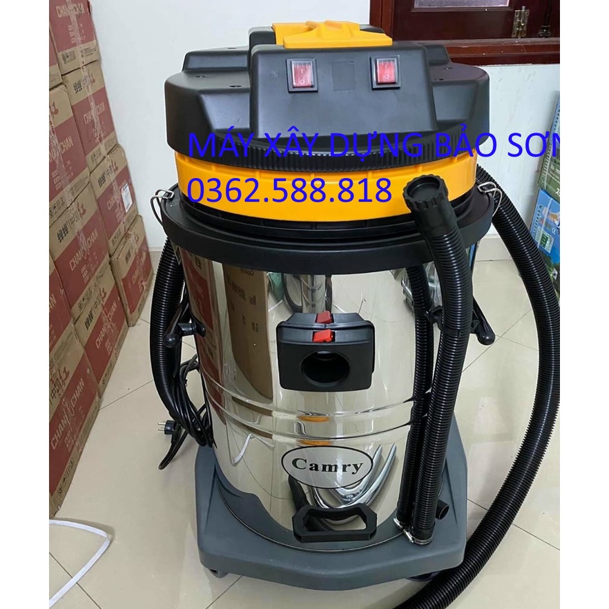 Máy hút bụi công nghiệp Máy hút bụi CAMRY70 lít Đầy đủ phụ kiện bảo hành 12 tháng