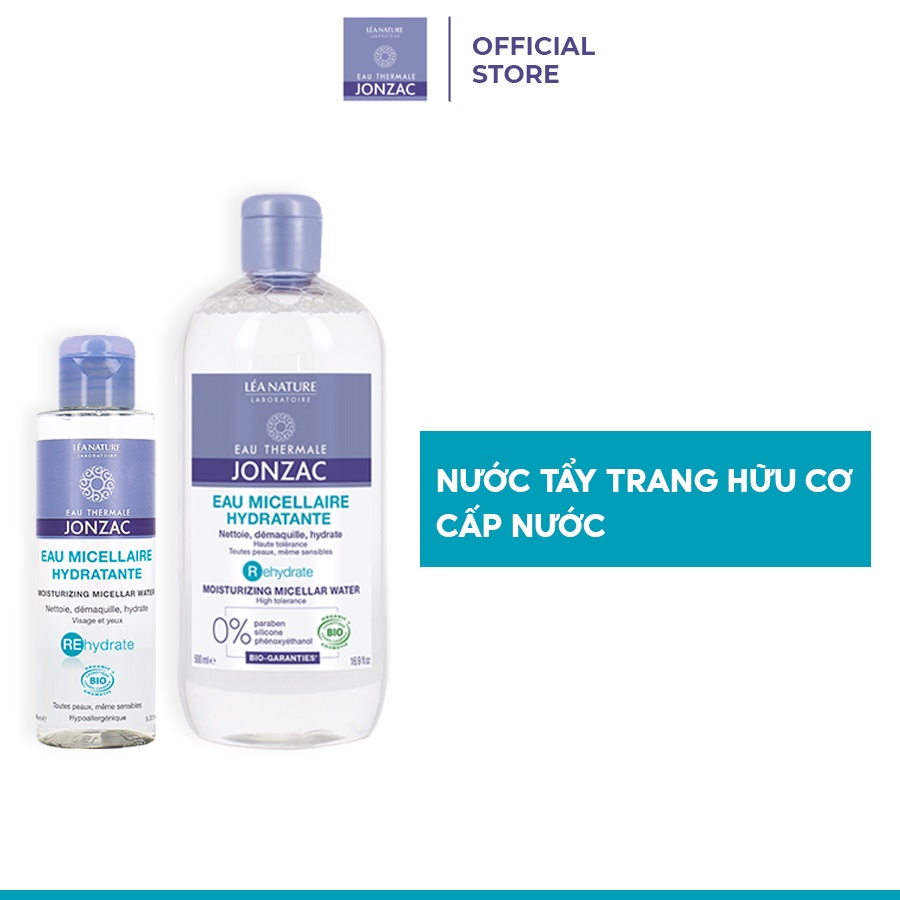 Nước Tẩy Trang Hữu Cơ Dịu Nhẹ Dành Cho Mọi Loại Da Eau Thermale Jonzac Micellar Water 500ml