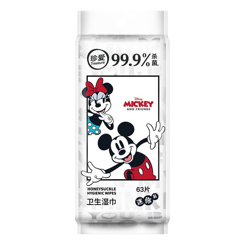 Khăn ướt mini Mickey bỏ túi
