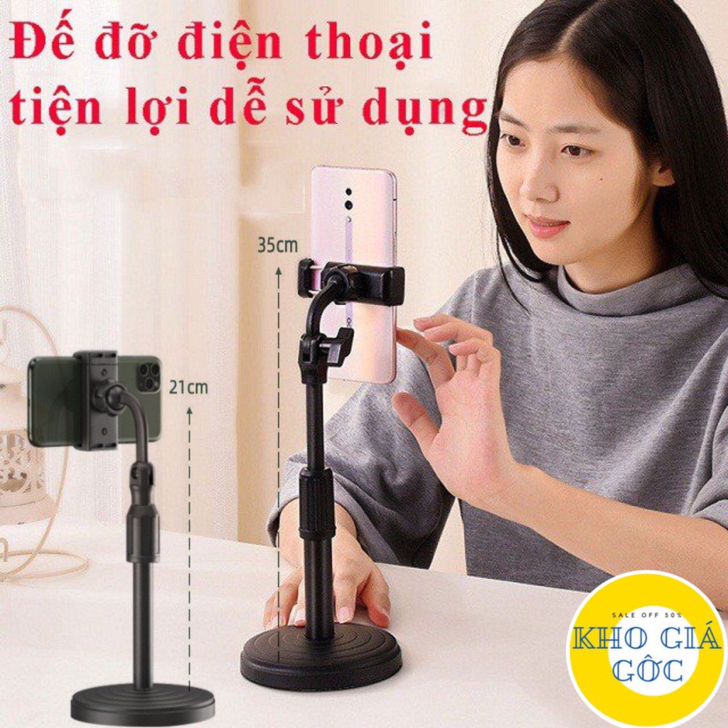 Giá Đỡ Điện Thoại Livestream Xem Video Ổn Định Xoay 360 Quay Phim Ghi Hình Đa Dụng