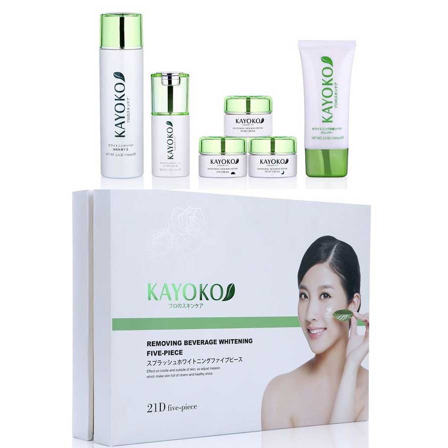 Tinh chất Collagen se khít lỗ chân lông Kayoko 5in1 Xanh