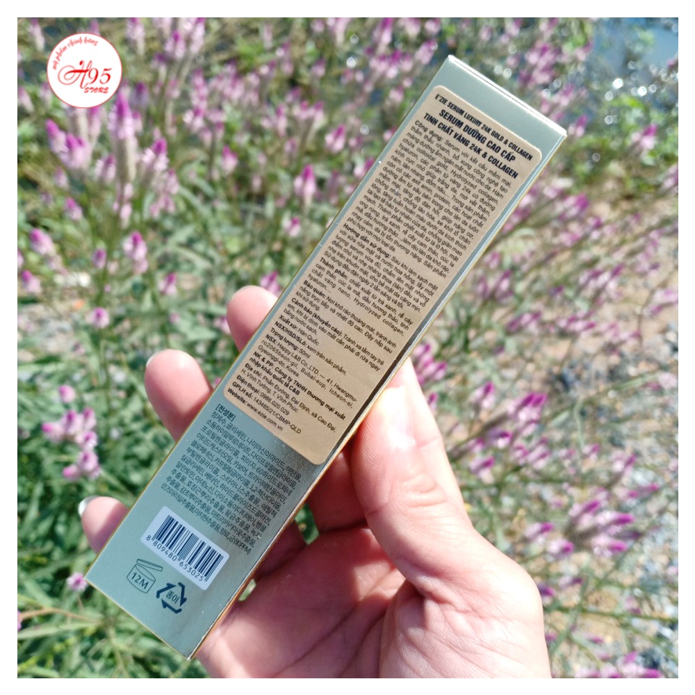 Serum Ezie tinh chất vàng 24K &amp; Collagen dưỡng ẩm chống nhăn ngăn ngừa lão hóa cao cấp Hàn Quốc