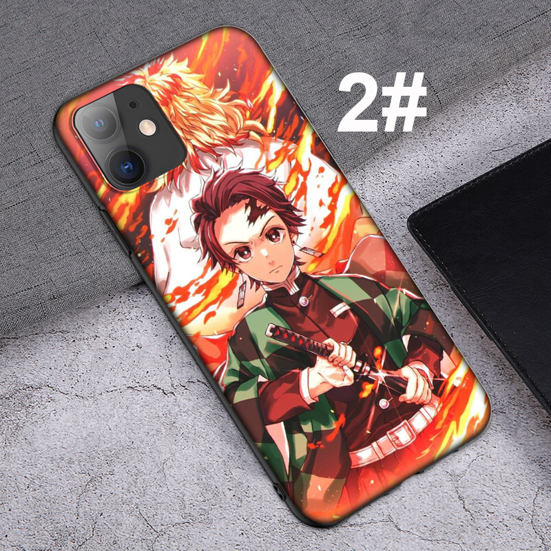 iPhone XR X Xs Max 7 8 6s 6 Plus 7+ 8+ 5 5s SE 2020 Casing Soft Case 54SF Kimetsu No Yaiba Demon Slayer Anime mobile phone case