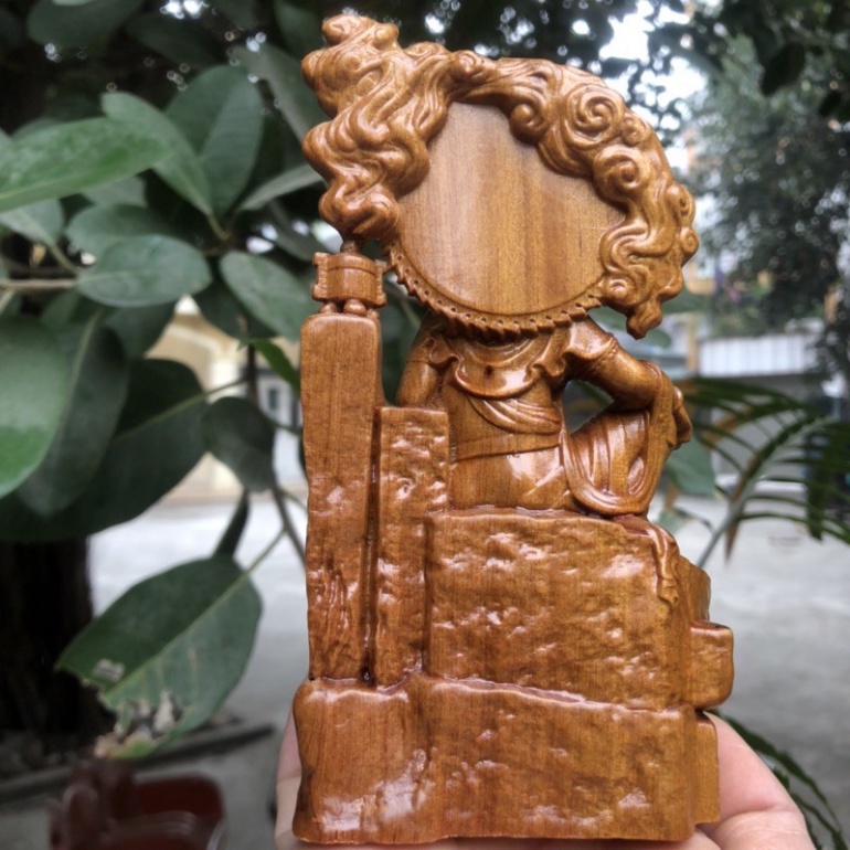 Tượng Phật Bà Quan Âm Tự Tại Gỗ Thơm