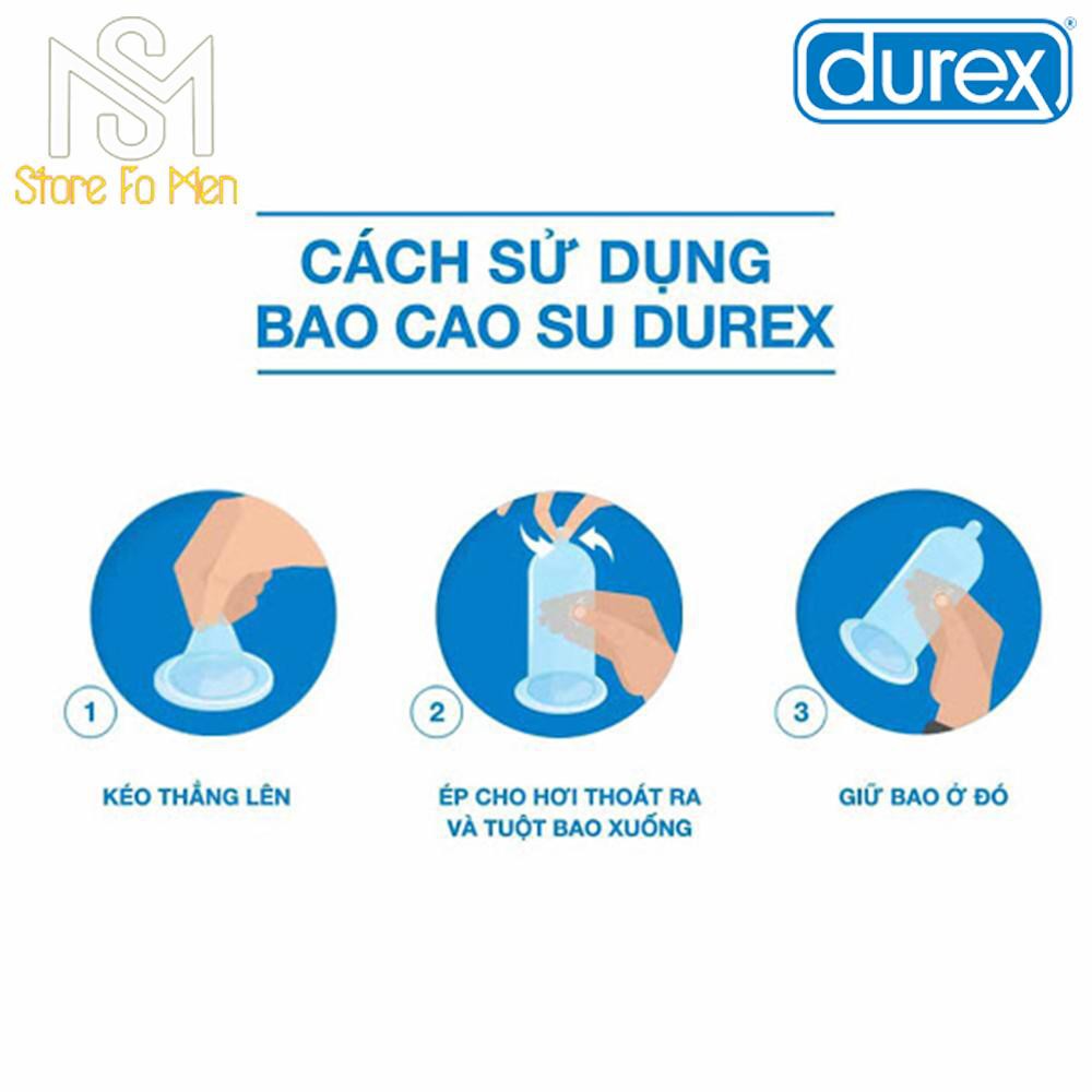 Bao Cao Su Durex Kingtex ( hộp 3 cái )