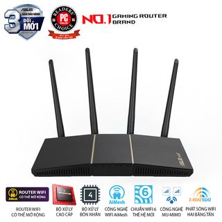 ASUS Router RT-AX57 (AX3000) WiFi 6 hai băng tần Aimesh