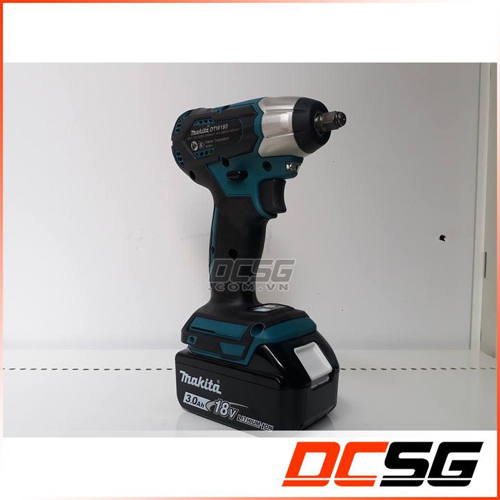Máy siết bu lông dùng 9.5mm dùng pin 18V Makita DTW180RFE