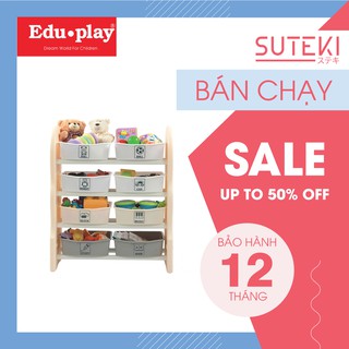 Kệ Đựng Đồ Chơi Cho Bé 4 Tầng 8 Ngăn (Sense Good Storage 1) Edu.play Sản xuất tại Hàn Quốc