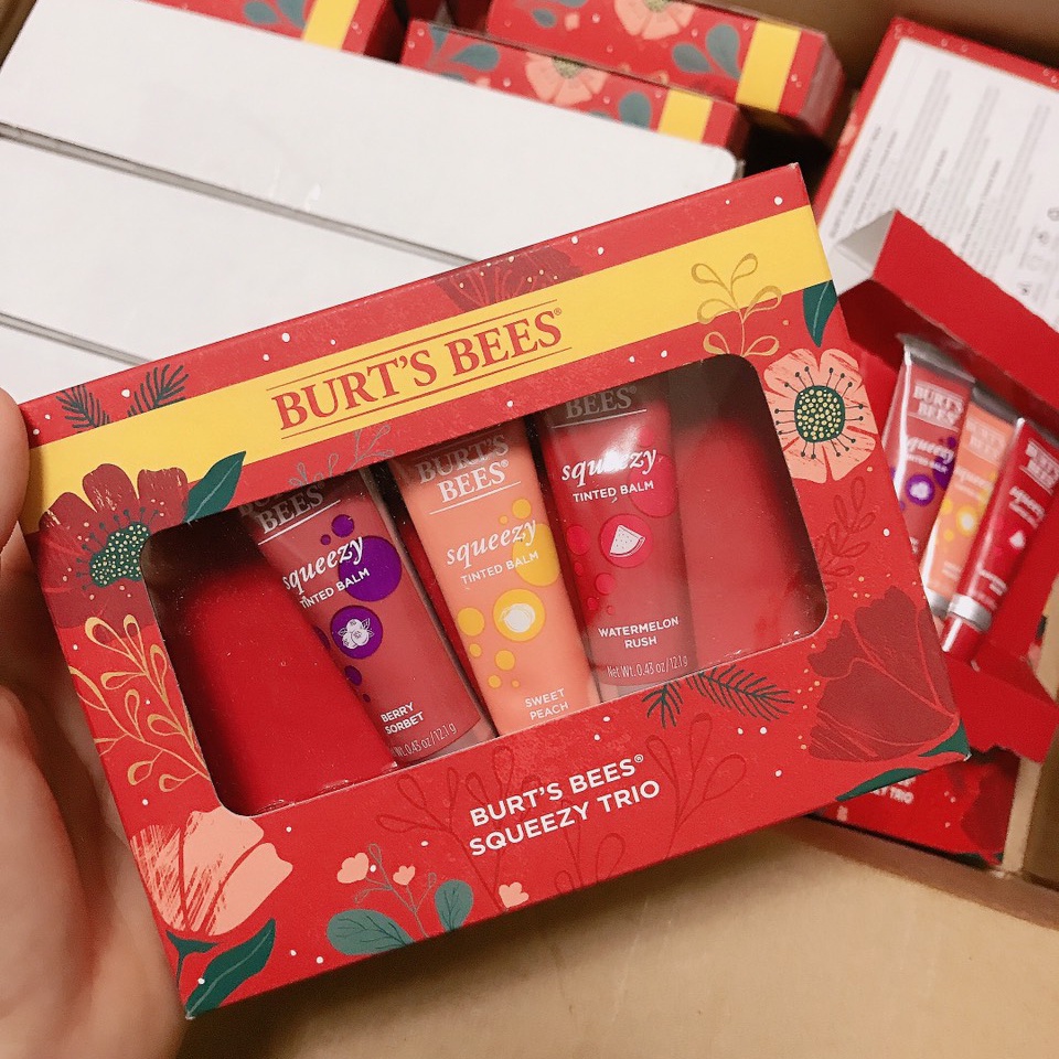 Son dưỡng có màu dạng tuýp Burt’s Bee Squeezy Tinted Balm 12.1g