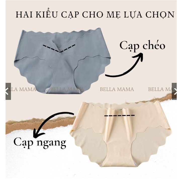 Quần Lót Bầu Nâng Bụng chất lụa băng không đường may,Quần Lót Kháng Khuẩn Cho Mẹ Bầu