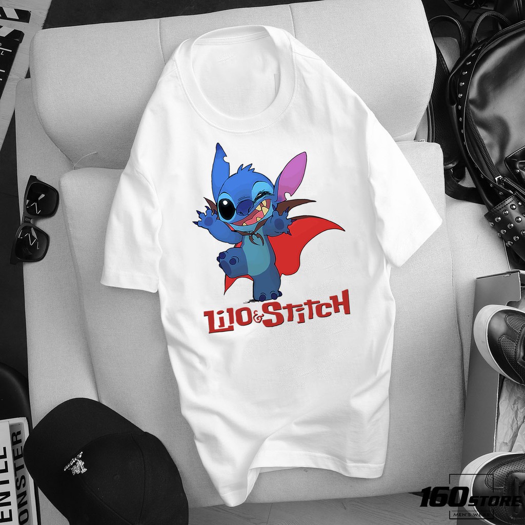 ÁO THUN NỮ IN HÌNH LILO STITCH HOẠT ĐỘNG NGOÀI TRỜI GIÁ RẺ SALE CỰC SHOCK - 230