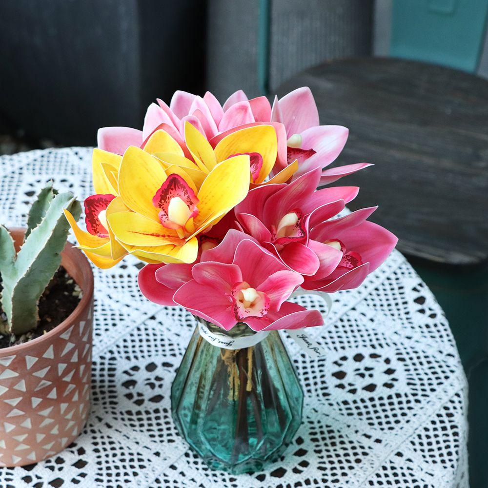 KUNHEV Hoa Lan Giả Trang Trí Tiệc Cưới