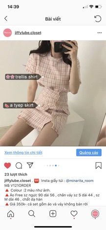 [ORDER] Set váy HQ