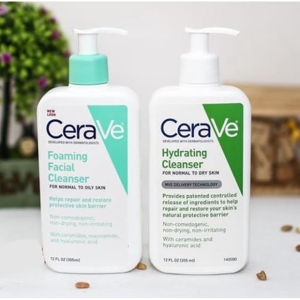 Sữa Rửa Mặt Cerave Cho Da Thường Và Da Khô Cerave Hydrating Cleanser 355ml | BigBuy360 - bigbuy360.vn