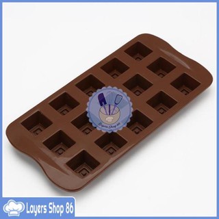 Khuôn silicon ô vuông làm socola Layersshop86 - dụng cụ làm bánh