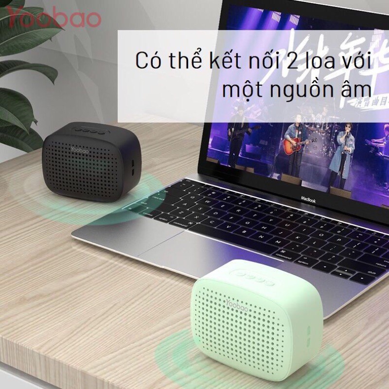 Loa bluetooth Mini Yoobao M2 hỗ trợ cắm USB , thẻ nhớ TF bluetooth V5.0