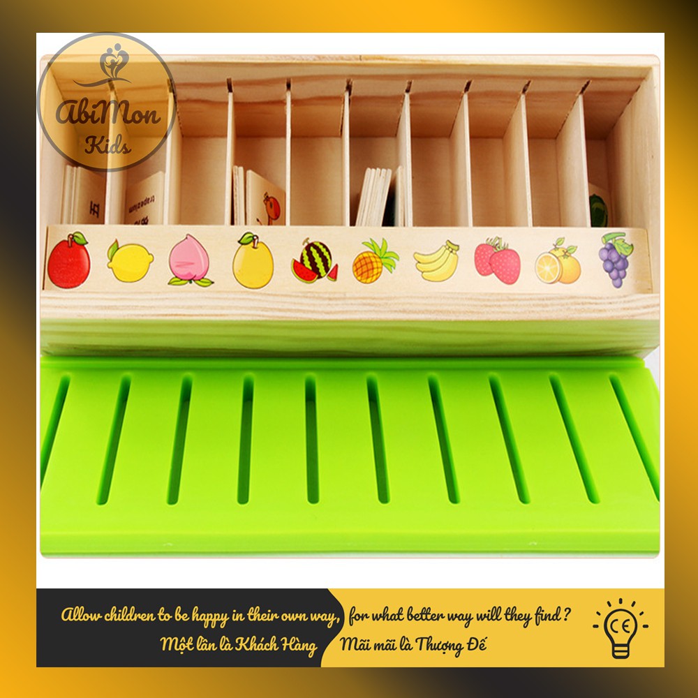 Bộ Thả Hình Theo Chủ Đề Cho Bé ☘️ Montessori cao cấp ✨ (Đồ chơi Gỗ - Đồ chơi Giáo Dục - An toàn - Thông minh)