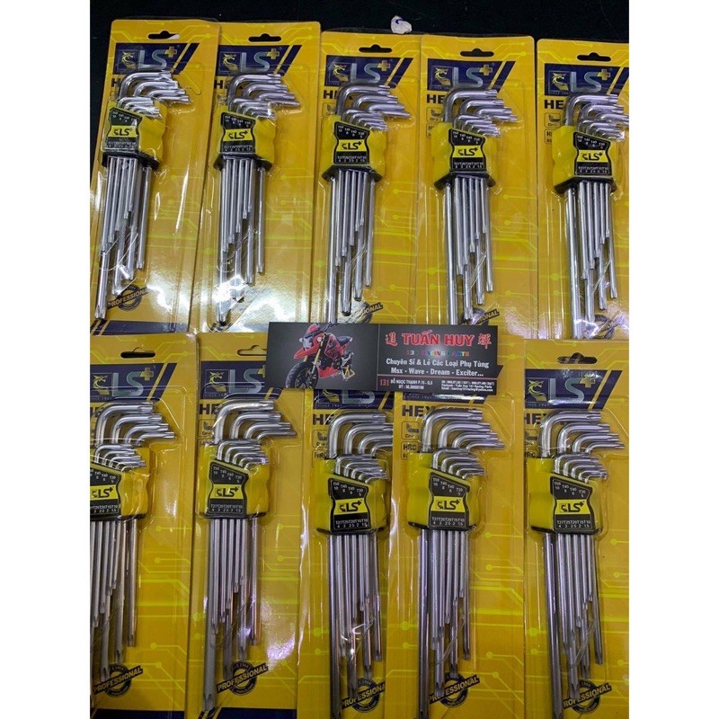 bộ lục giác bông lục giác HEX KEY vặn ốc salya ốc titan gr5