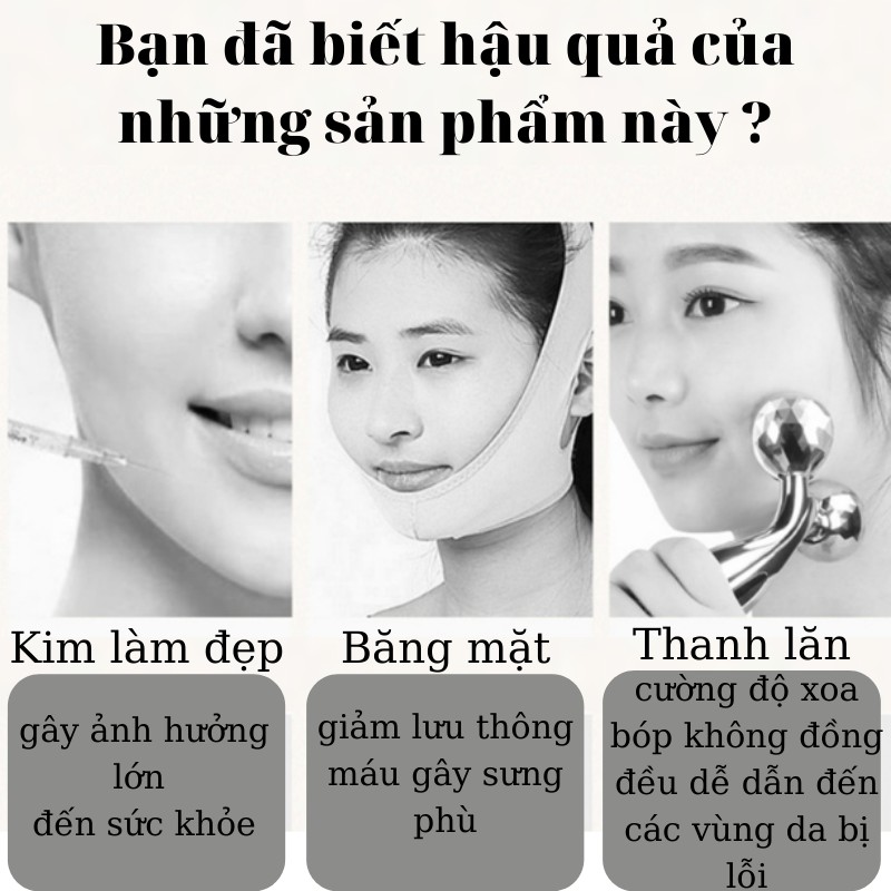 [Nhập khẩu BH 1 năm] Máy xóa nọng cằm tạo VLine BAQI, nâng cơ mặt chống chảy xệ da - Đốt cháy mỡ, thải mỡ nhanh