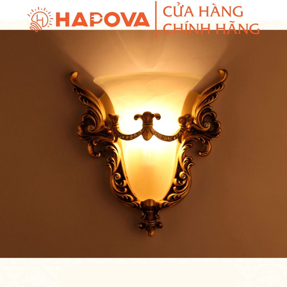 Đèn gắn tường, đèn trang trí phòng khách HAPOVA ORALIE 6174 Kèm bóng LED chuyên dụng