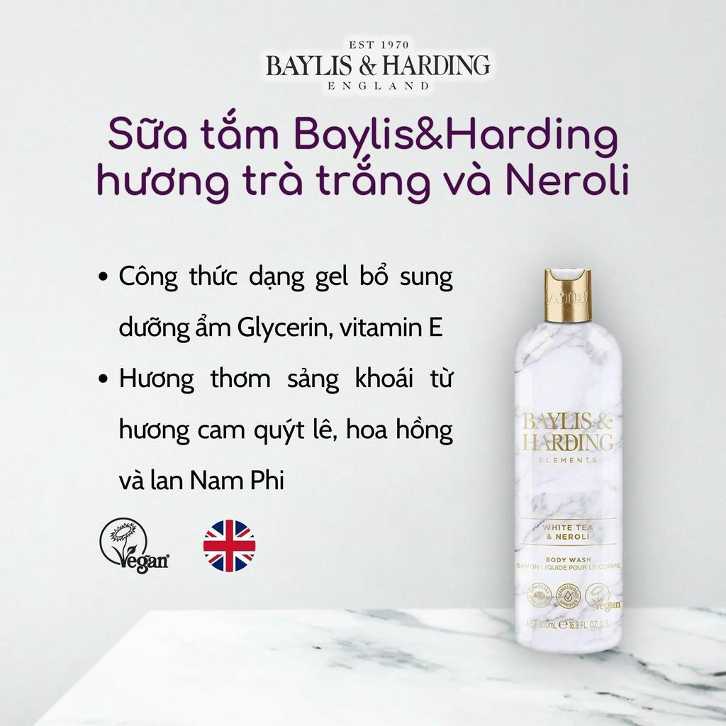 COMBO SỮA TẮM DƯỠNG DA HƯƠNG TRÀ TRẮNG VÀ NEROLI