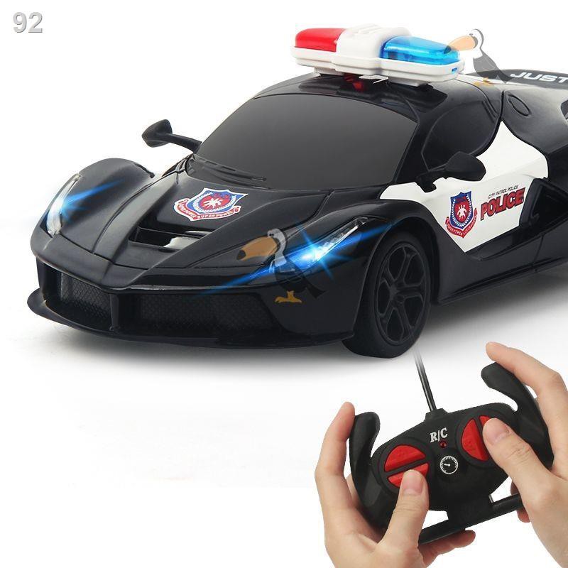 Xe đồ chơi trẻ em bốn -đường xe điều khiển từ xa có thể sạc lại điều khiển từ xa xe drift đua cậu bé xe điện cảnh sát đồ