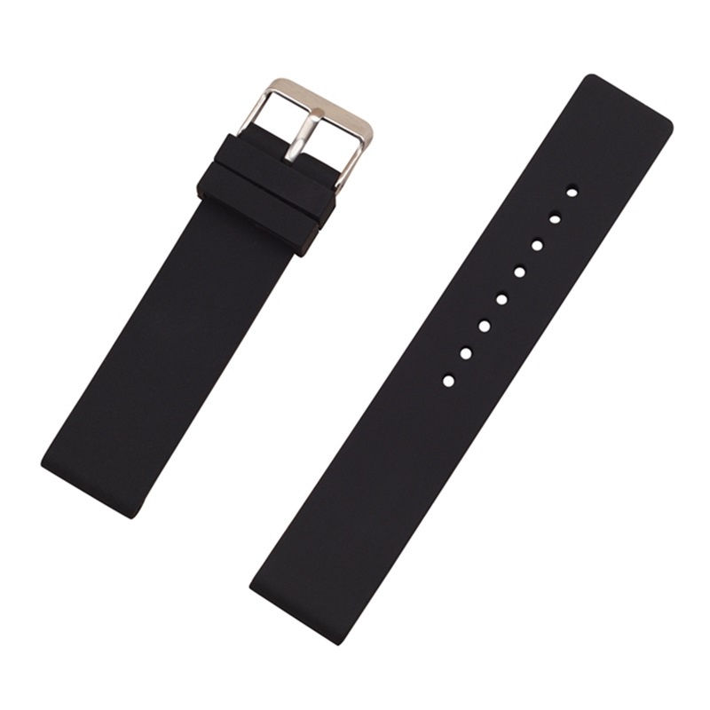 Dây Đeo Tay Silicone 12mm 14mm 16mm 18mm 20mm 22mm 24mm Cho Đồng Hồ Samsung Galaxy Watch 4 3 41mm 45mm