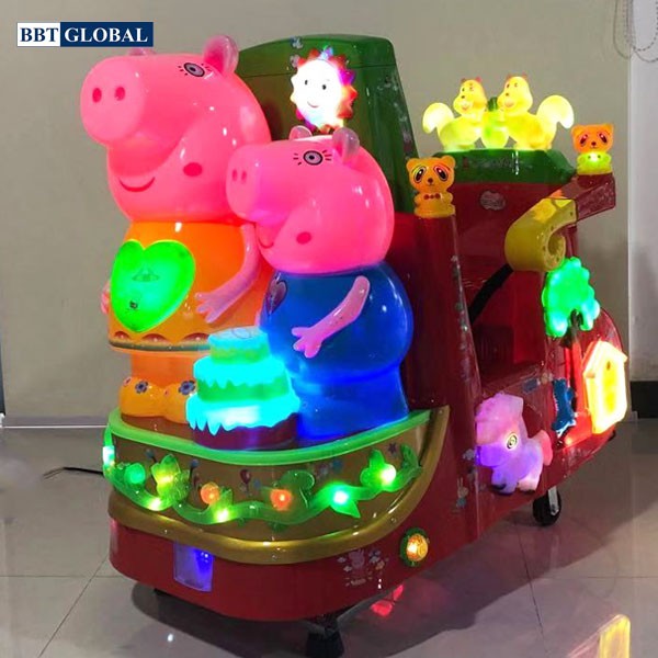 Đồ chơi nhún điện cho bé hình heo PEPPA BBT Global NDNK-1092