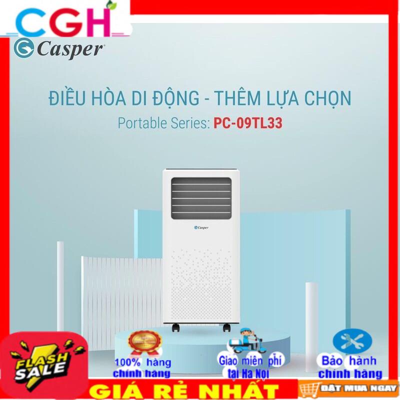 Điều hòa di động Casper 9000Btu PC-09TL33