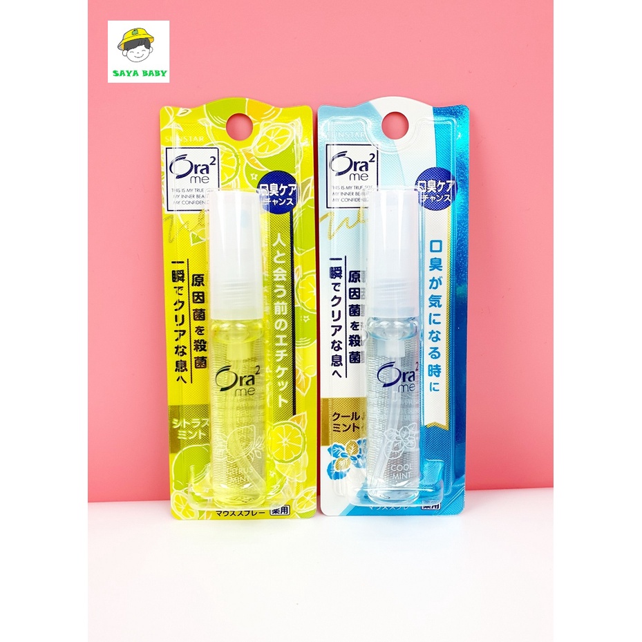 Xịt thơm miệng Sunstar ORa2 chai 6ml hàng Nhật nội địa