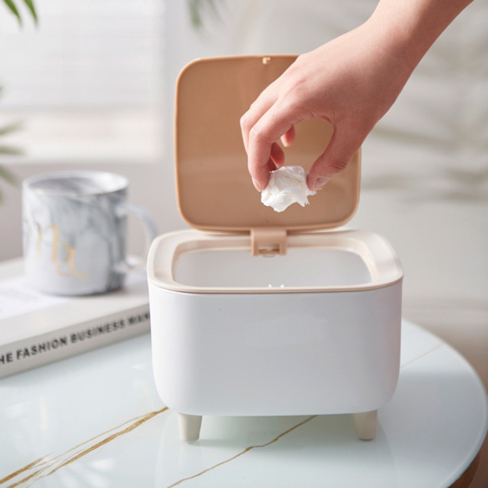 Thùng rác mini để bàn tiện lợi dung tích 2L