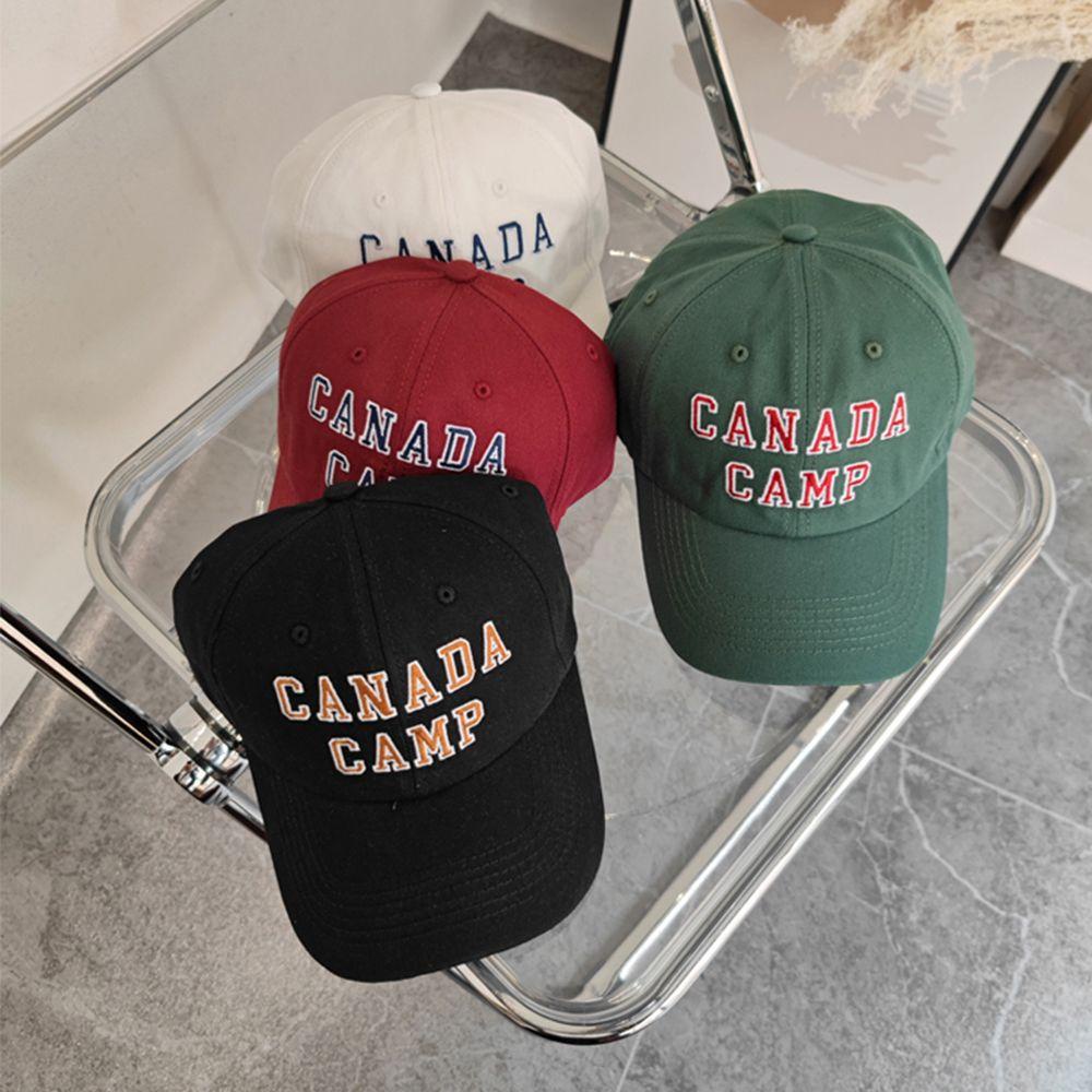 Mũ Lưỡi Trai Chất Liệu Polyester Cotton Thêu Chữ WMES15H Phong Cách Hàn Quốc Thời Trang Cho Nữ