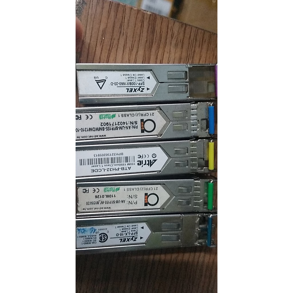 Module quang sfp 1 sợi quang hàng tháo máy thiết bị aptek chuẩn B