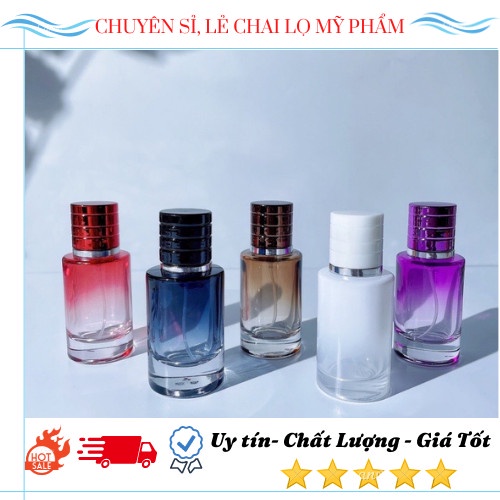 Chai Chiết Nước Hoa Thủy Tinh 07 Màu 30ml