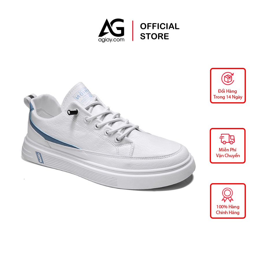 Giày thể thao nam, sneaker da cao cấp, trẻ trung, phối đồ cực đỉnh (BN0113)