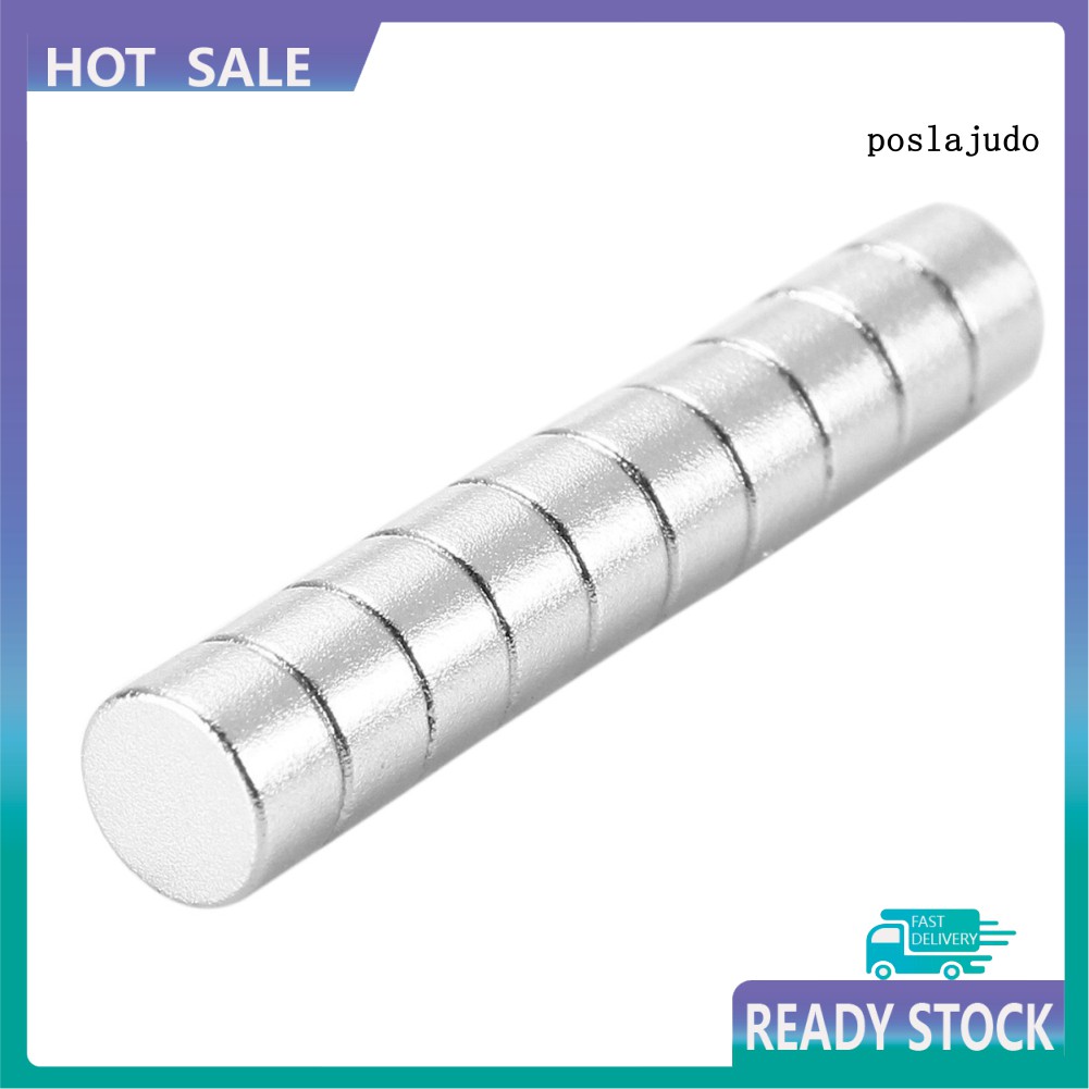 Bộ 10 miếng nam châm hình tròn N35 kích thước 5x3mm chất lượng cao