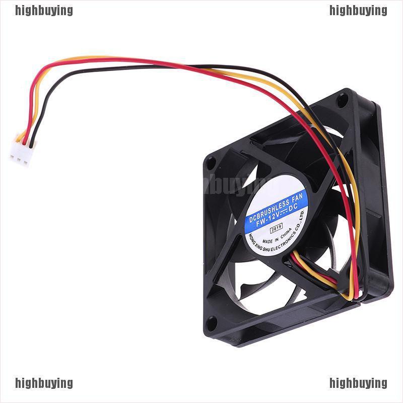 1 Quạt Tản Nhiệt 7015 70mm 70x70x15 12v 0.4a 3pin